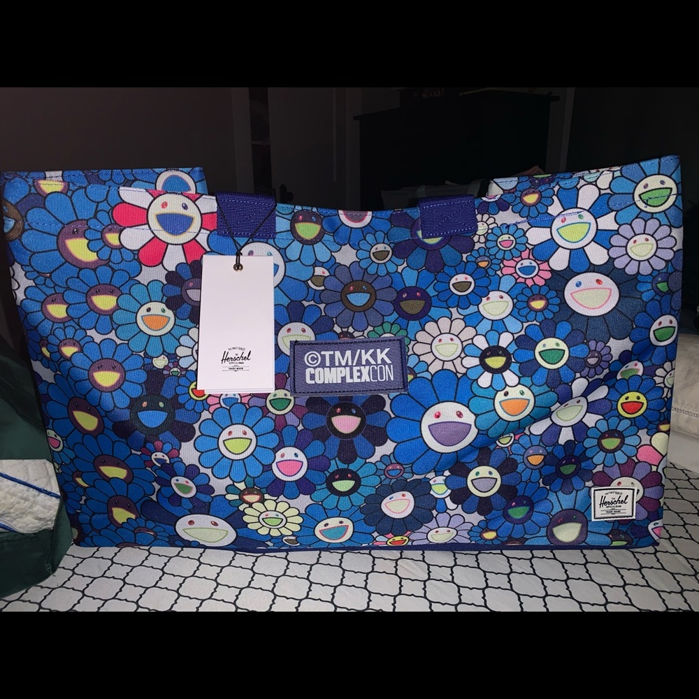 ComplexCon Murakami Blue Flower Tote Bag
